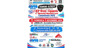 43a Broni – Cigognola, 5° Memorial Massimo Lore’ | Camminata AVIS - Immagine: 3