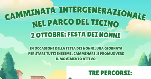 Camminata intergenerazionale nel Parco del Ticino 2026